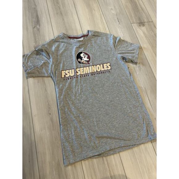 FSU Seminoles Shirt Size M Florida State University Tee Section 101 Gray NCAA - Picture 1 of 5